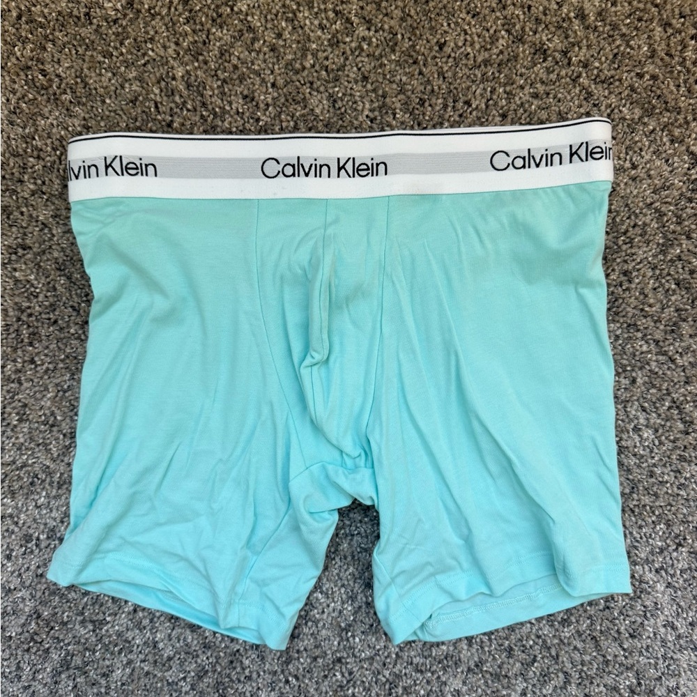 Light Blue Calvin Klein Boxer Briefs